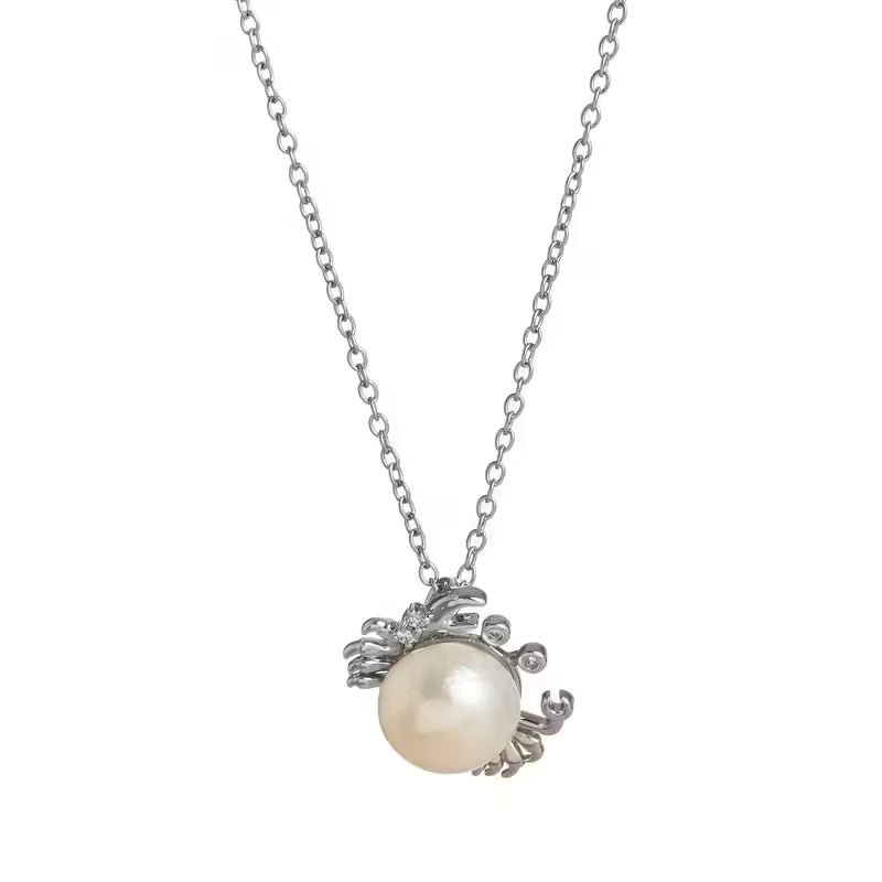 Pearlescent Ocean Reverie Pendant Necklace