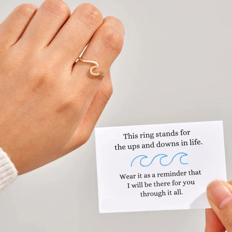 Gold Wave Ring