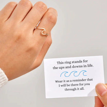 Gold Wave Ring