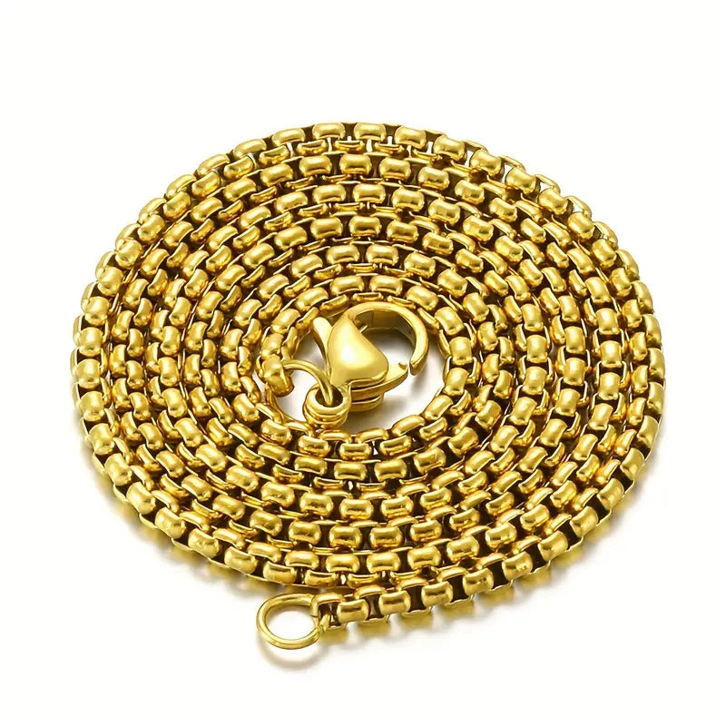 Unisex Stainless Steel Chain Necklace