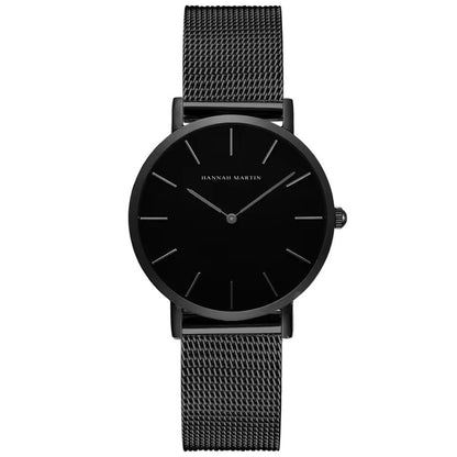 Elegant Rose Gold Wristwatch Featuring Quartz Movement