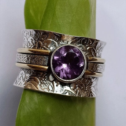 Boho Crystal Harmony Ring