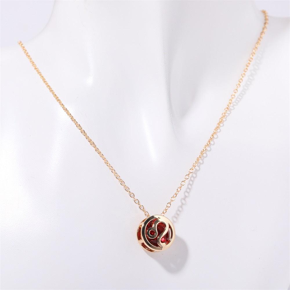 Double-Sided Zodiac Necklace