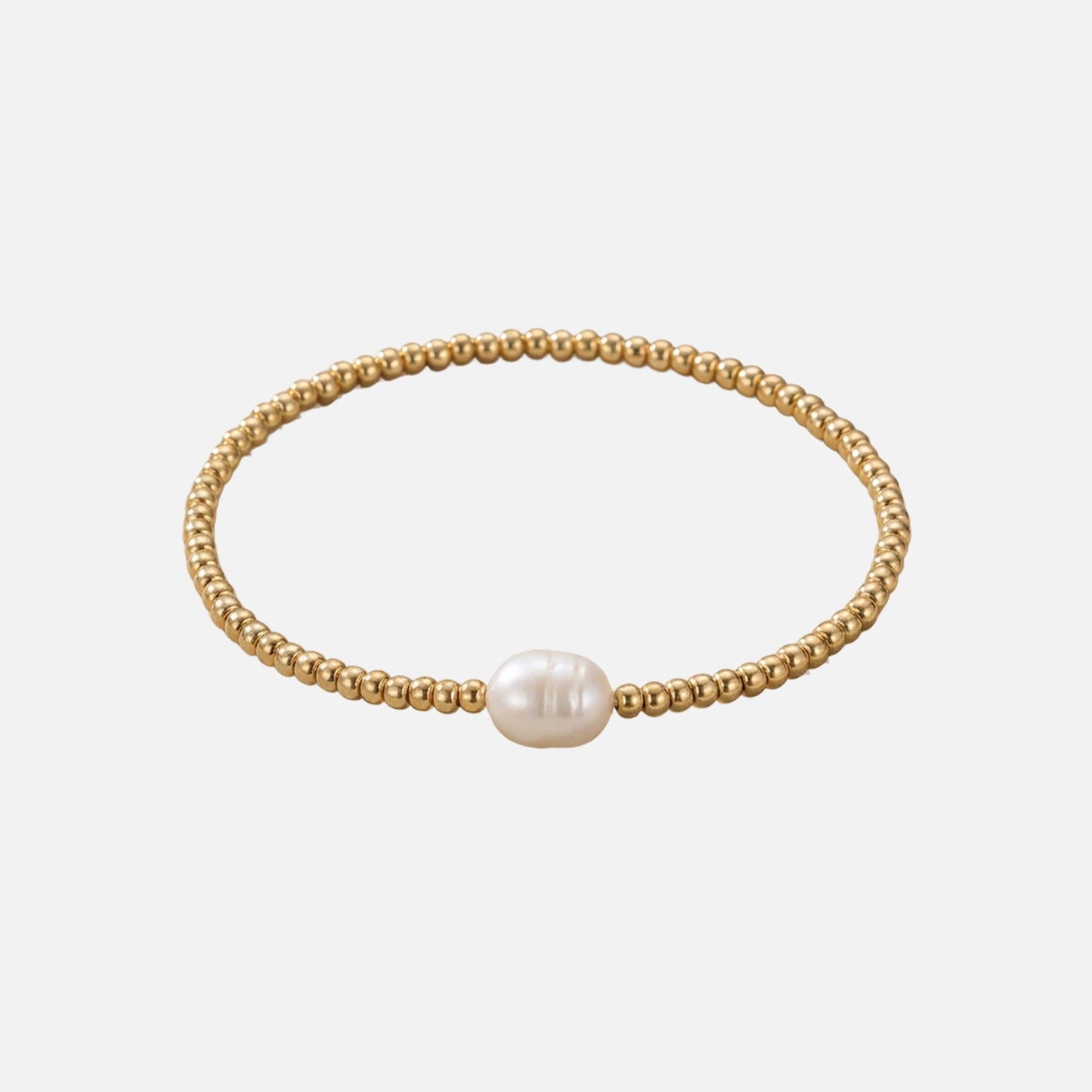 Gold Pearl Bracelet
