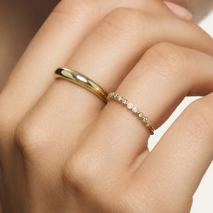Diamond Bubble Ring
