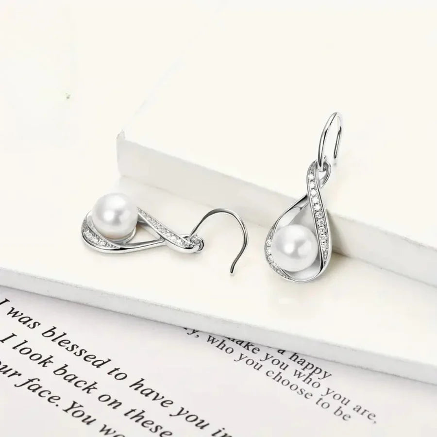 Gold Pearl Earrings