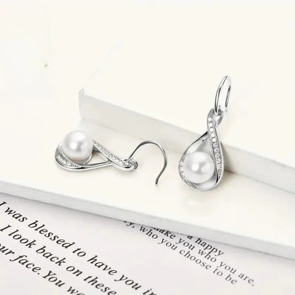 Gold Pearl Earrings