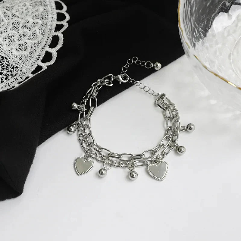 Millie | Multi-Layer Steel Love Bracelet