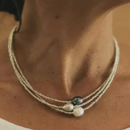 Elegant Natural Pearl Pendant Necklace