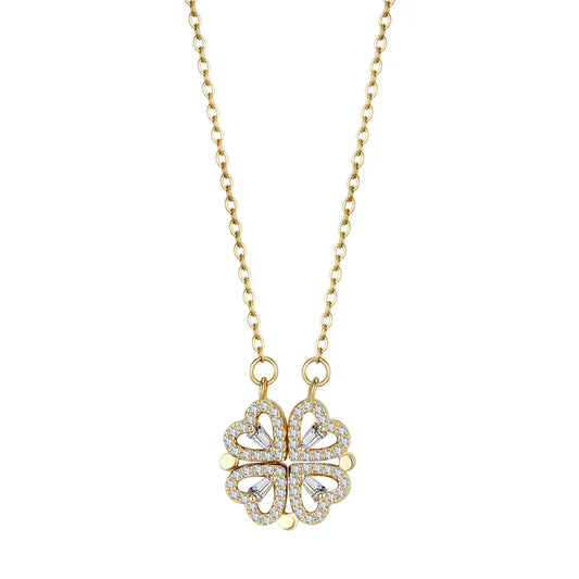 Clover Hearts Necklace