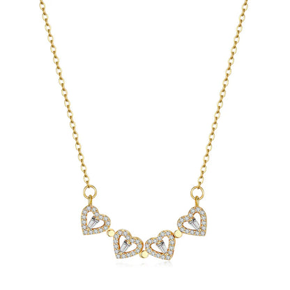 Clover Hearts Necklace